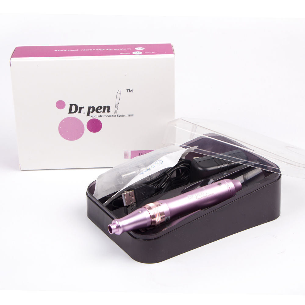 Electric Dr. Pen Ultima M7 Micro Needling Derma Pen - Including 10 Pcs 12 Cartridges